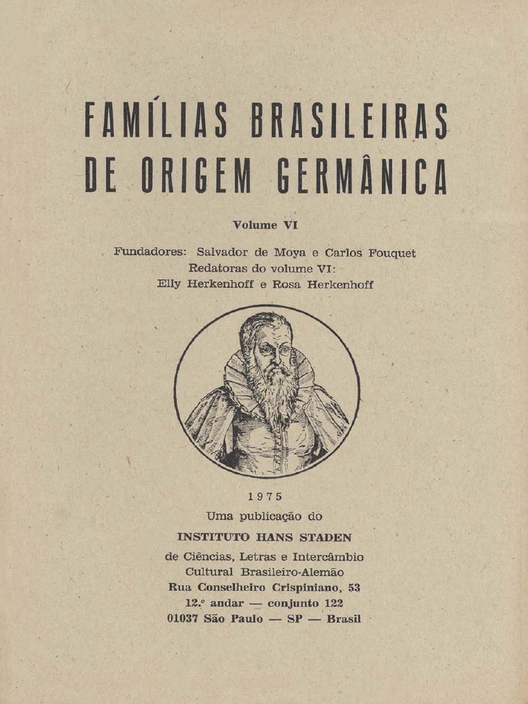 Familias Do Brasil de Origem Germanica PDF | PDF