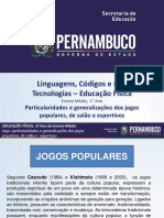 Jogo - História do jogo esportivo e de salão, à luz da realidade dos que  praticam, Notas de aula Teoria dos Jogos