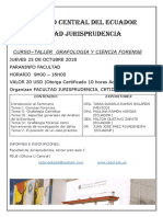 Afiche Grafologia