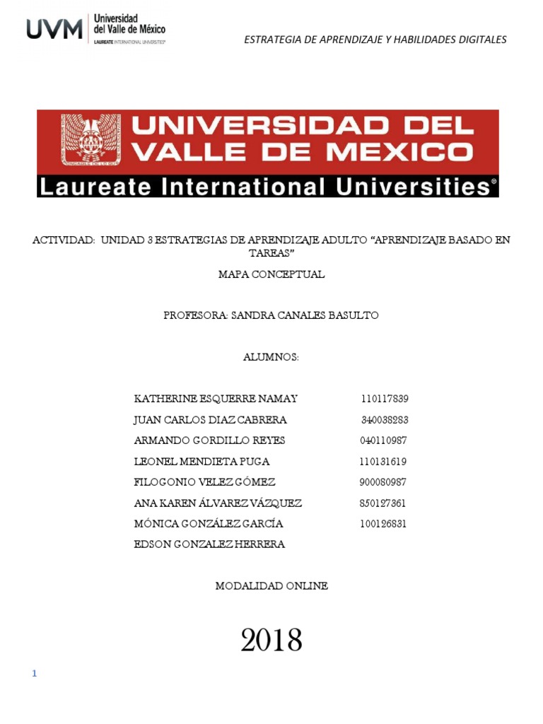 Estrategias de Aprendizaje Digital UVM | PDF | Aprendizaje ...