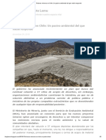 Relaves Mineros en Chile - Un Pasivo Ambiental Del Que Nadie Responde PDF
