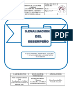 9.1 Seguimiento, Medicion, Analisis y Evaluacion