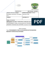 4.6 Procedimiento para La Evaluación de Proveedores Mediante Técnicas. - Estrategia y Planeacion Tecnologica t73