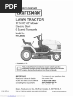 Cdd161305-Manual de Partes CRAFTSMAN LT - 1500 PDF