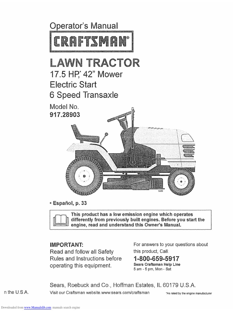 Cdd161305 Manual De Partes Craftsman Lt 1500 Pdf Tractor Internal Combustion Engine