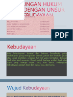 Hukum Adat Kelas D Kel.5-Hubungan Hukum Adat Dengan Unsur Kebudayaan