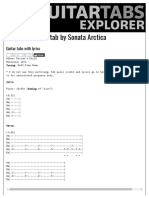 SONATA ARCTICA - Larger Than Life Guitar Tabs PDF