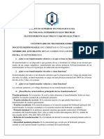 CUESTIONARIO DE MANTENIMIENTO ELECTRICO TRANSFORMADOTES.docx