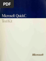 Microsoft QuickC - Tool Kit - Microsoft Corporation PDF