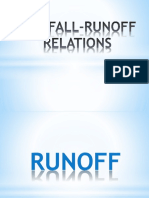 RAINFALL-RUNOFF RELATION