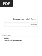 w09s01 Programming in SQL Server-2019 PDF