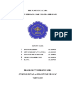 Preplanning Terapi Bermain