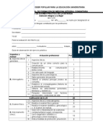 Acta de examen práctico de atención a la mujer