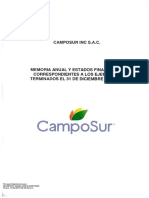 Camposur Inc Memeoria 2018 PDF