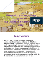 Clase 3 El Neolítico y Las Sociedades Agricolas PDF