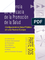 Promocion de La Salud en Europa PDF