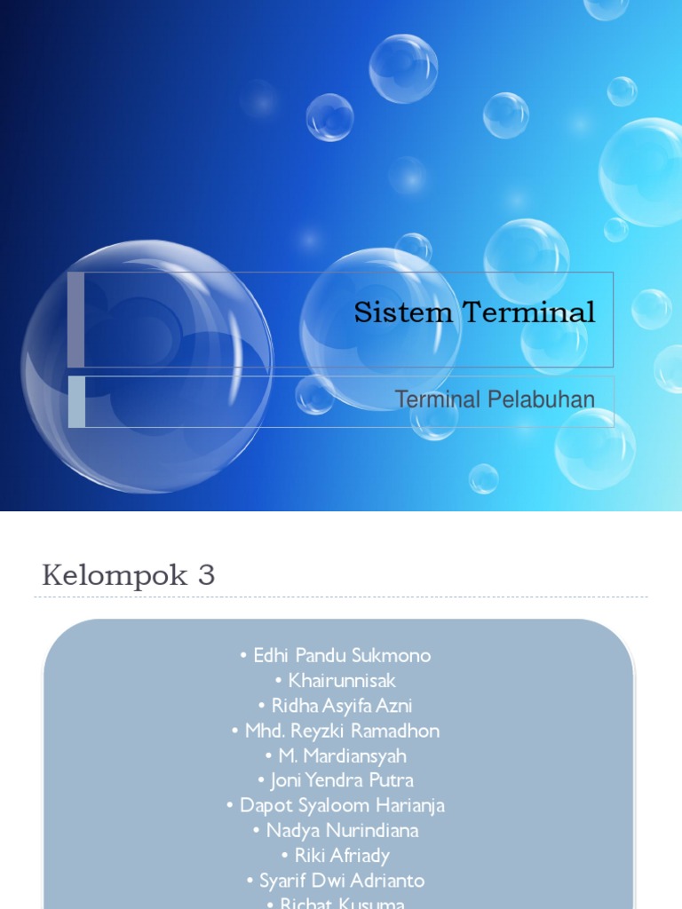 Jenis dan Fungsi Terminal Pelabuhan | PDF