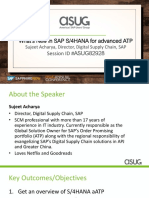 ASUG82928 - Whats New in SAP S4HANA For Advanced ATP PDF