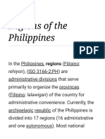 Regions of The Philippines - Wikipedia