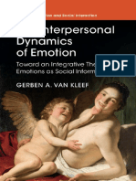 (Studies in Emotion and Social Interaction) Gerben a. Van Kleef - The Interpersonal Dynamics of Emotion_ Toward an Integrative Theory of Emotions as Social Information-Cambridge University Press (2016