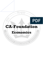 CA-Foundation Economics Study Notes PDF