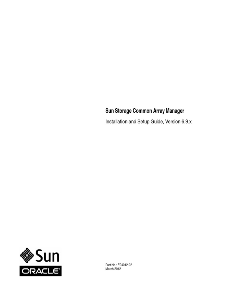 CAM Installing The Common Array Manager Software PDF PDF Command