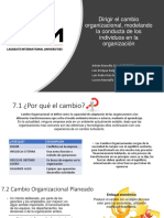 Dirigir El Cambio Organizacional, Modelando La Conducta
