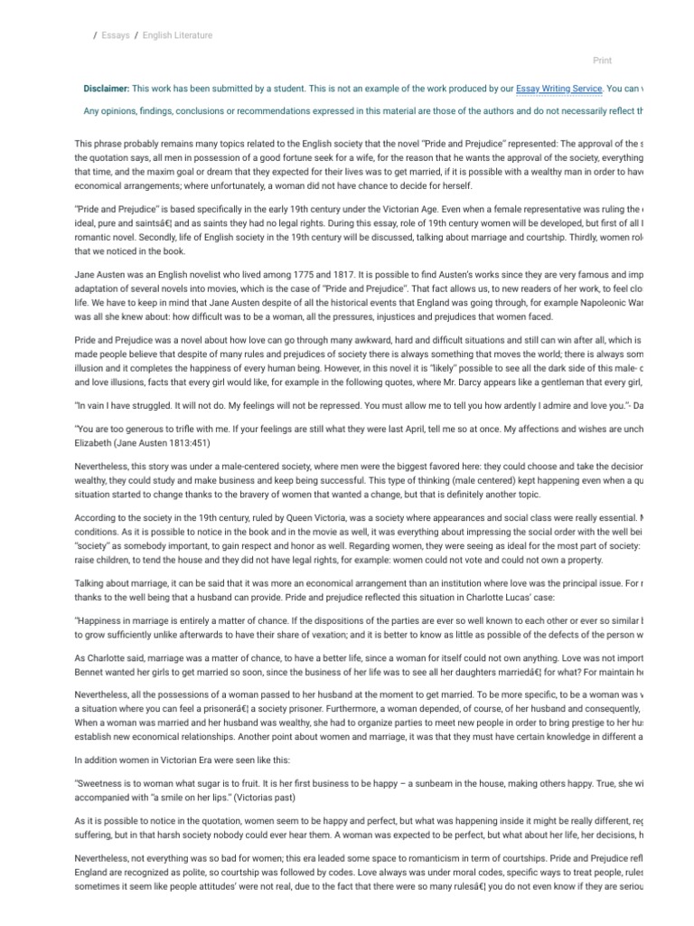  Examples Of Pride In Literature Examples Of Prejudice In History And Modern Times 2022 11 03