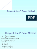 Runge-Kutta 4 Method