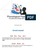 Phonology and Syntax of American English
