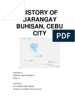 History of Barangay Buhisan5