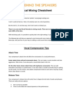 Vocal Mixing Cheatsheet PDF