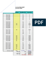 Jindal MLC Order Calculation - Rates