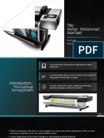 Presentation On Thermal Plottter