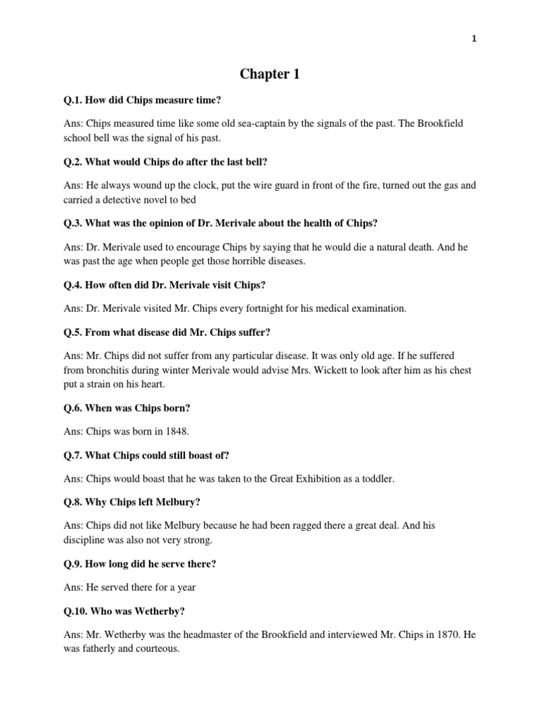 Goodbye Mr. Chips Novel IV PDF