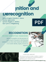 Recognition and Derecognition