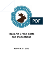 Train Air Brake Tests Inspections English
