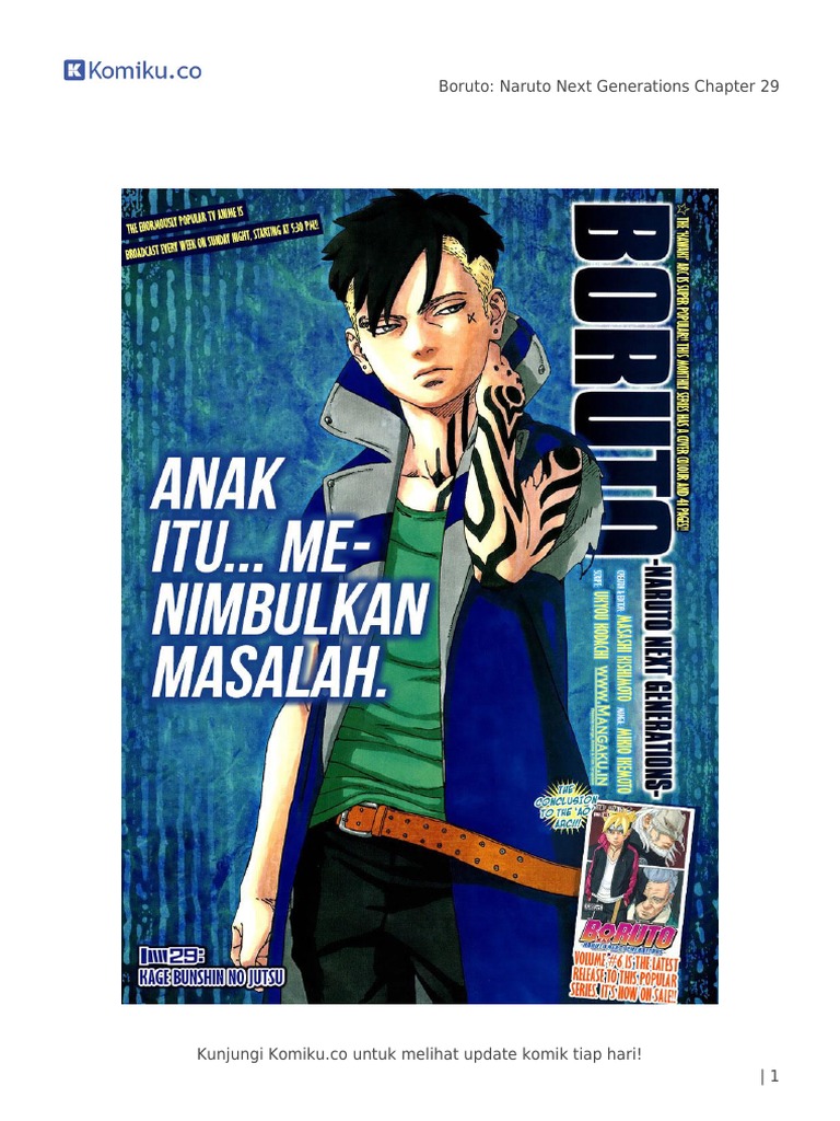 Komiku - Co Boruto - Naruto Next Generations Chapter 29 PDF | PDF