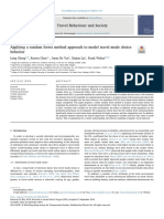 Cheng Et Al 2019 Applying A Random Forest Method Approach To Model Travel Mode Choice Behavior 1 s2.0 S2214367X18300863 Main PDF