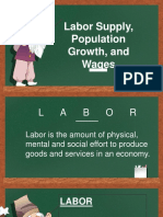 1 Labor Supply, Population Growth, Wages