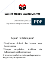 KONSEP TERAPY KOMPLEMENTER Pert. 1