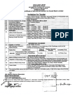 Sonali Bank Tender Docs