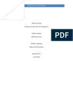 Estructuras de mercado: Oligopolio y competencia monopolística