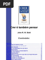 John Stott - Crer é também pensar