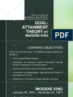 Goal-Attainment Theory by Imogene King
