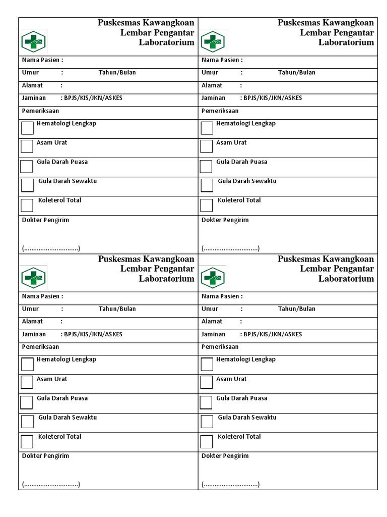 Lembar Pengantar Laboratorium | PDF