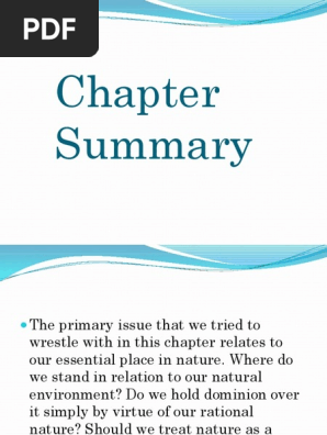 Chapter Summary