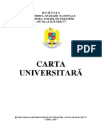 Carta - Universitara Aft PDF