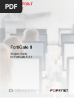 FortiGate II Student Guide V5.4.1