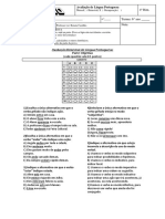 Prova 6° Ano 4° Bimestre PDF